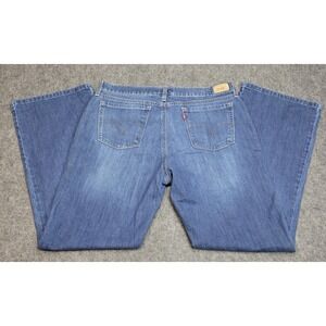 Levis 544 Jeans Womens 16M Blue Denim Y2K Streetwear Ultimate Lift Bootcut Leg